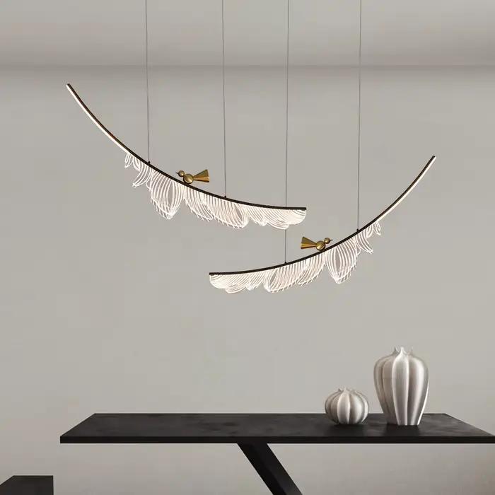 Lustre au Design moderne, Luminaire de plafond, Luminaire décoratif d'intérieur, idéal pour un salon, une salle à manger ou une chambre à coucher
