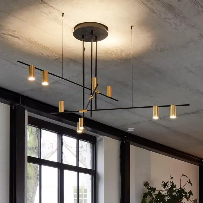 Plafonnier LED au Design Post-Moderne Scandinave Créatif, Éclairage d'Nik, Luminaire Décoratif de Plafond, Idéal pour une Salle à Manger, un Salon ou un Café