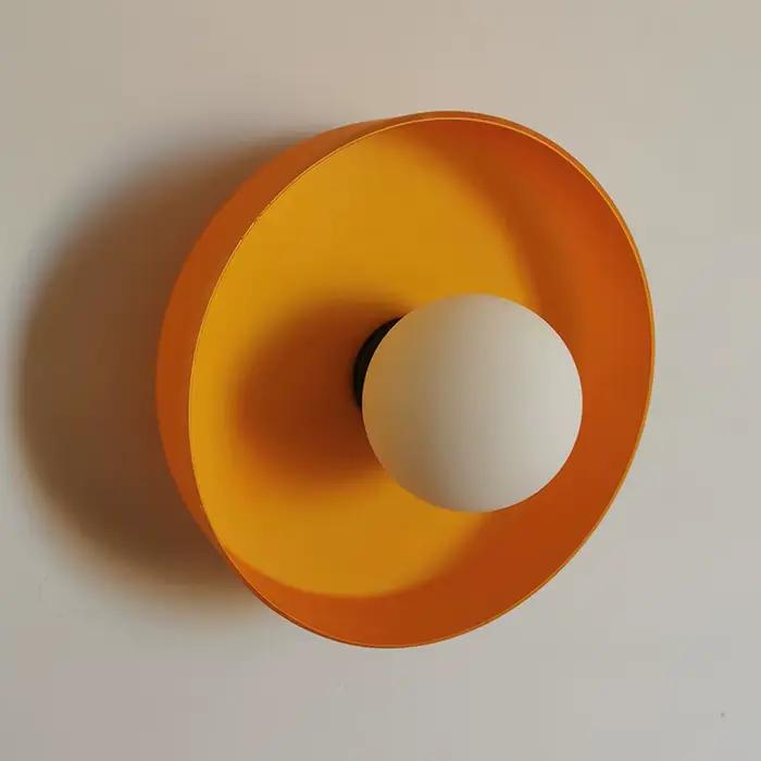 Applique Murale En Verre De Designer Italien Pour Salon Chambre À Coucher Cuisine Salle À Manger Élégance Moderne Éclairage Intensité Variable 220V 110V 90-260V Blanc Vert ```