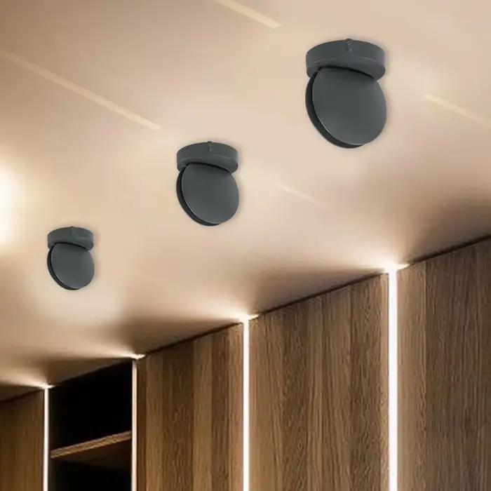 Éclairage mural radial LED pour couloir d'hôtel, éclairage de fond de fenêtre et de couloir
