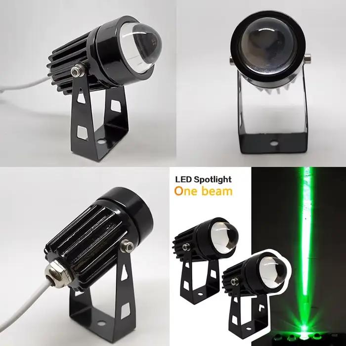 Projecteur mural LED extérieur 9W 12W éclairage paysager 220V rouge vert bleu RGB applique murale IP66 étanche un faisceau lumineux