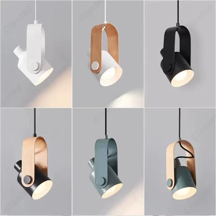 Moderne minimaliste LED japonais lustre salon salle à manger Bar chambre lampes d'éclairage décoratif