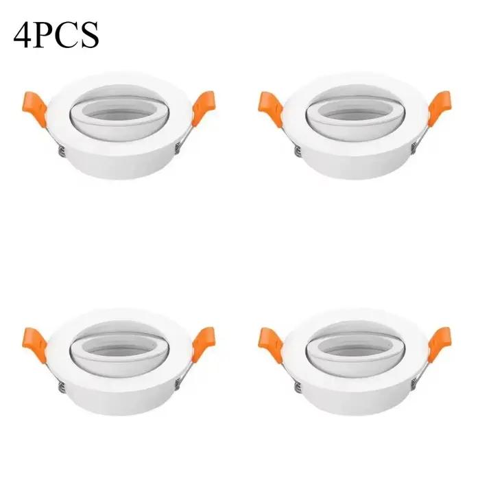 Downlight encastré moderne 2/4/6 pièces, Spot lumineux GU10 MR16 réglable, luminaire de plafond direct d'usine pour la décoration de la maison du salon