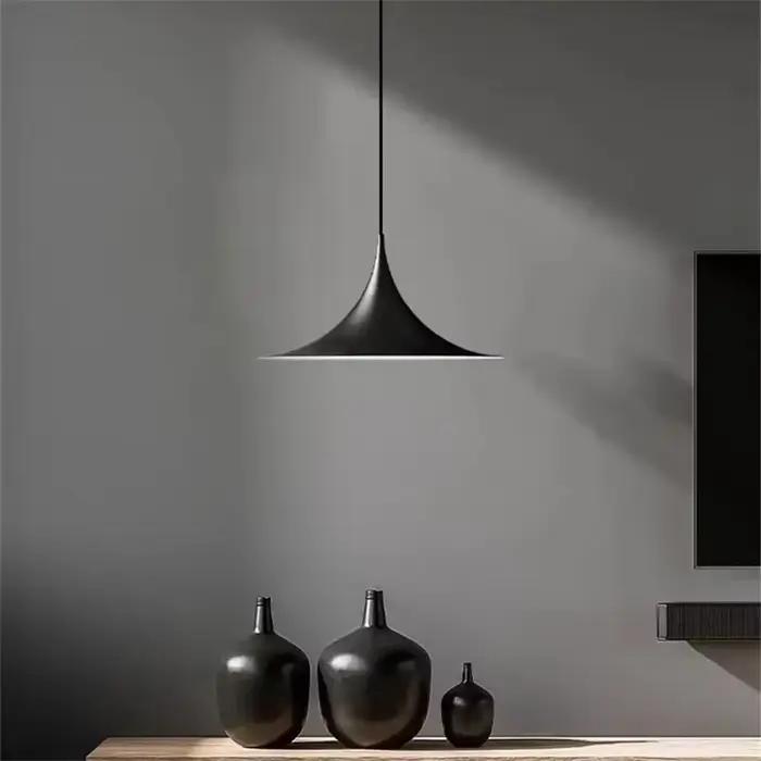 Lampe LED suspendue au design français moderne, pour Table à manger, lampe d'étude, nordique, danois, Restaurant, comptoir de Bar, décoration Simple, éclairage