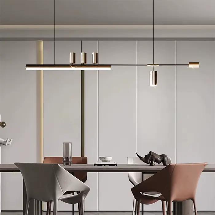 Plafonnier Suspendu au Design Moderne et Simple, Luminaire Décoratif d'Nik, Idéal pour une Salle à Manger ou une Cuisine de Luxe