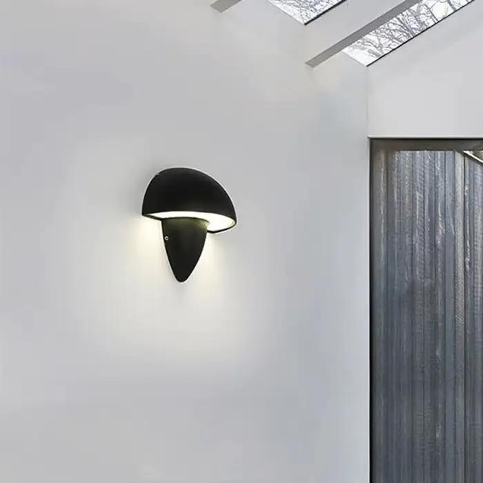 Mur LED lumière extérieure étanche couloir couloir applique Villa hôtel balcon terrasse champignon extérieur étanche à la pluie éclairage