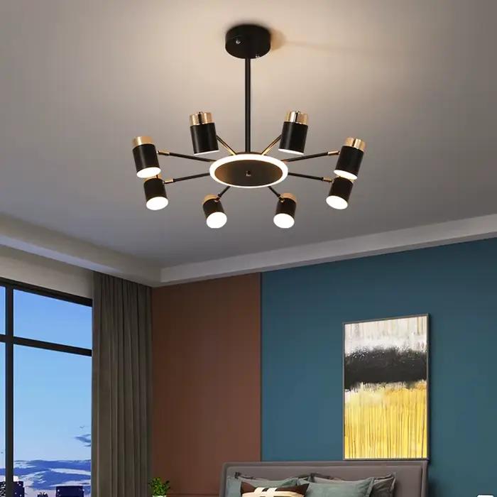 Lustre nordique pour salon, luminaire simple et moderne pour restaurant, chambre à coucher, lampes LED, éclairage intérieur, décoration, lampe de table à manger
