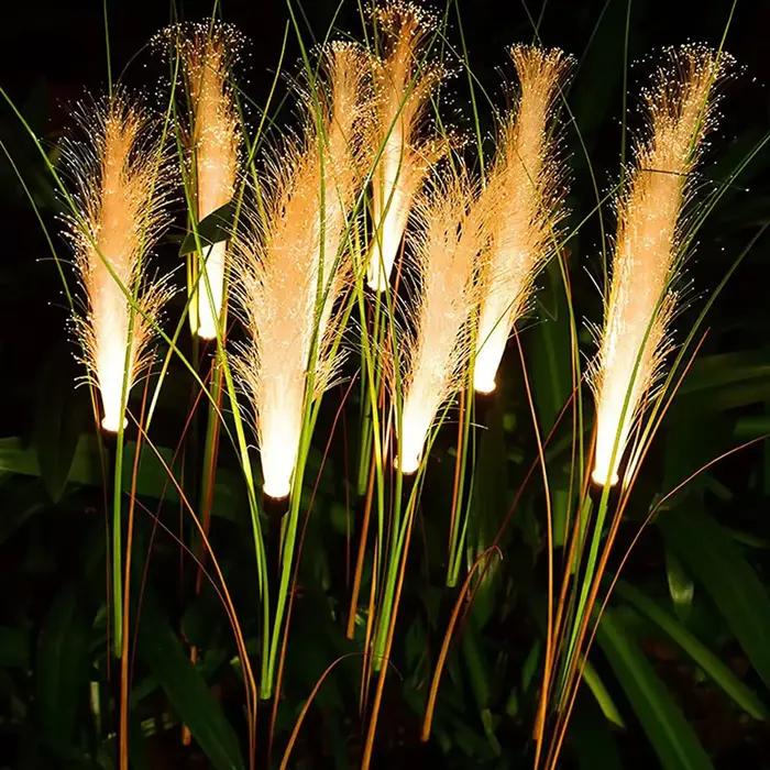 LED solaire jardin Reed lampe extérieure étanche pelouse lumière cour décoration de noël chemin éclairage décor énergie solaire lumière