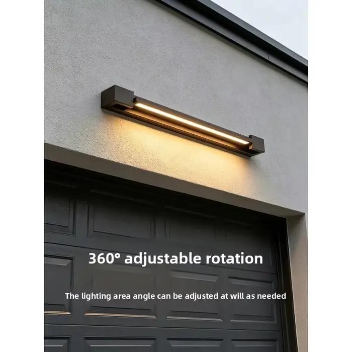 Lampe murale extérieure 2026 pour jardin de villa, LED étanche, style moderne et simple, lampe de porte d'entrée, éclairage extérieur pour magasin et boutique.