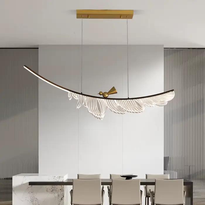 Lustre au Design moderne, Luminaire de plafond, Luminaire décoratif d'intérieur, idéal pour un salon, une salle à manger ou une chambre à coucher