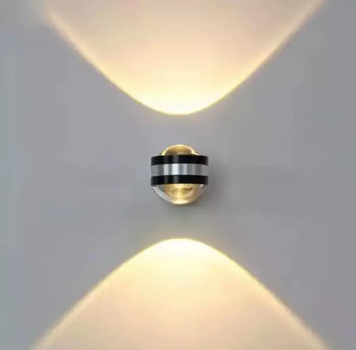 Applique murale LED Double face moderne, éclairage d'intérieur, décoration d'hôtel, lampe de chevet,