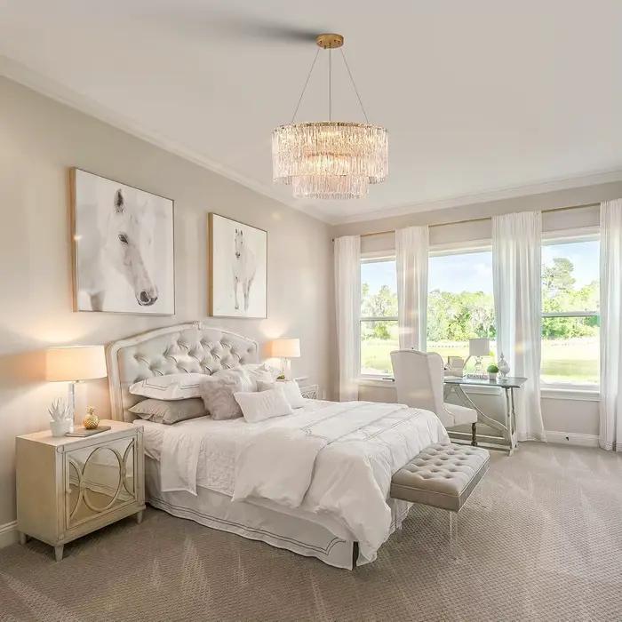 Lustres rectangulaires en verre doré pour salle à manger lustre en verre chromé moderne pendentif luminaire suspendu pour îlot de cuisine