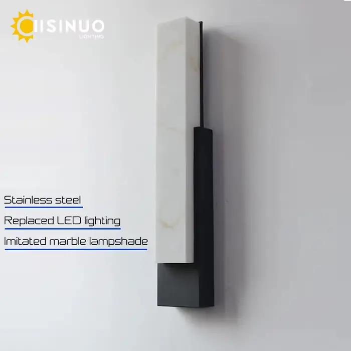 Appliques murales LED en acier inoxydable, lampe de porche, appliques étanches, antirouille, extérieur, cour, rue, chemin, IP65, AC 85-265V, 12W, 18W