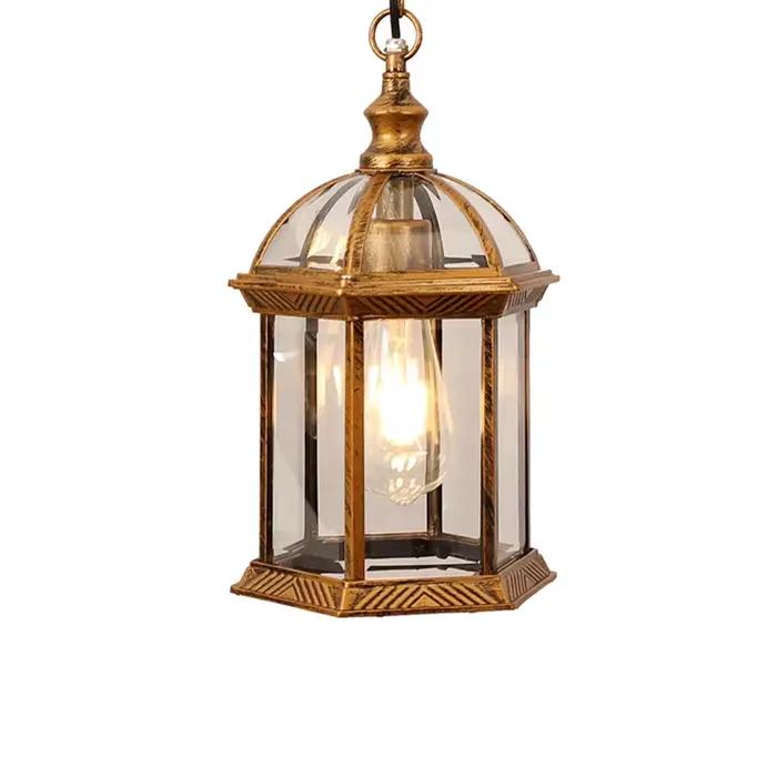 Lampe d'extérieur à suspension pour jardin, lanterne étanche, plafonniers pour couloir, couloir, allée, cour, balcon