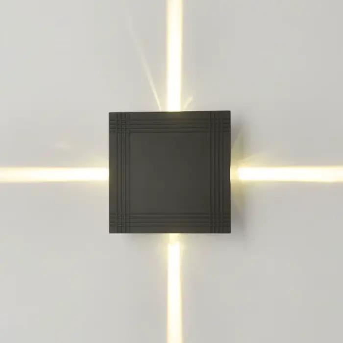 Applique murale LED extérieure étanche IP65, éclairage mural bidirectionnel (haut et bas)