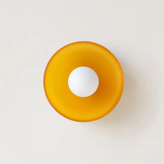 Applique Murale En Verre De Designer Italien Pour Salon Chambre À Coucher Cuisine Salle À Manger Élégance Moderne Éclairage Intensité Variable 220V 110V 90-260V Blanc Vert ```