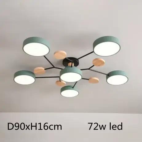 Lustre LED avec 3 couleurs différentes, adapté au salon, chambre à coucher, hôtel, appartement, bure