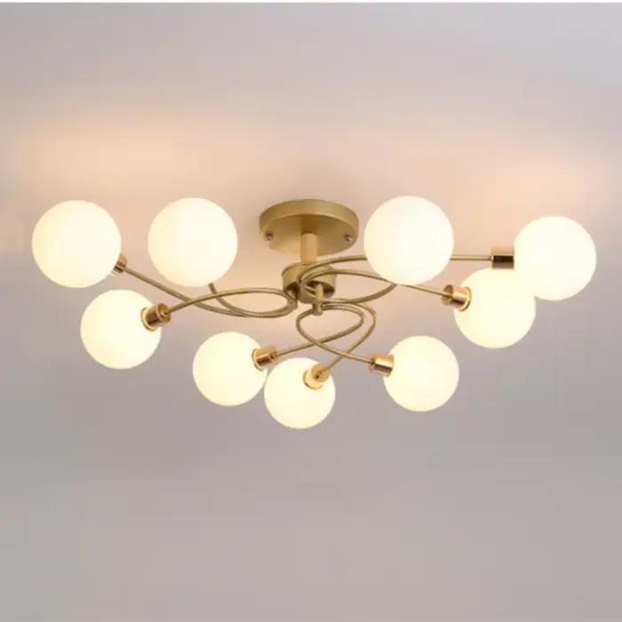 Lustre pour chambre et salon, design minimaliste moderne, éclairage créatif, lustre en cristal personnalisé pour restaurant