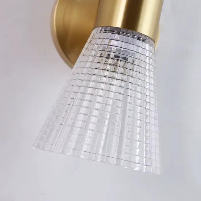 Applique Murale LED en Laiton de Luxe, Luminaire Décoratif d'Nik, Style Nordique, Idéal pour un Salon, une Chambre à Coucher ou un oral et