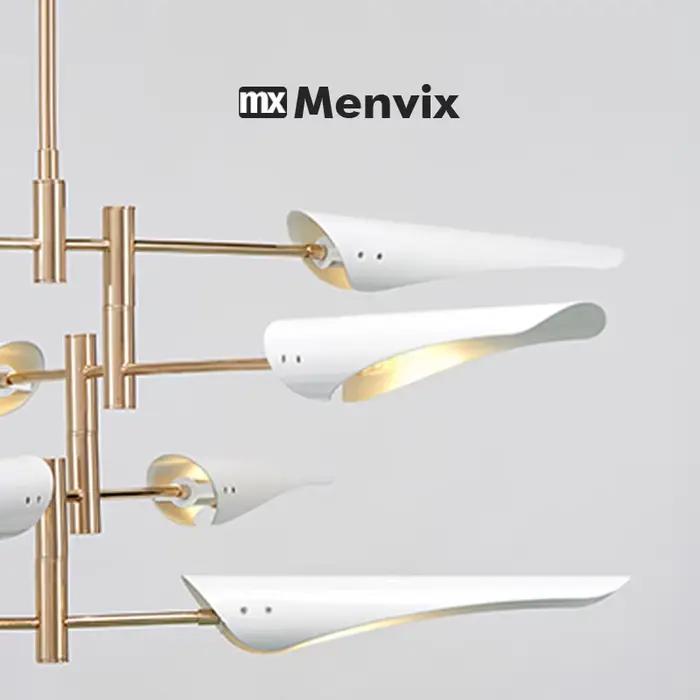 Lustre moderne en métal de style nordique, luminaire suspendu LED, luminaire créatif, luminaire suspendu LED personnalisé