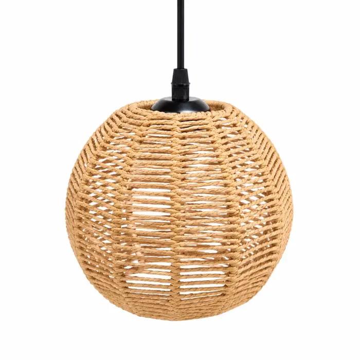 Applique murale vintage en rotin JOYINLED, lampe murale rustique style ferme, appliques industrielles pour chambre à coucher, chevet, salon