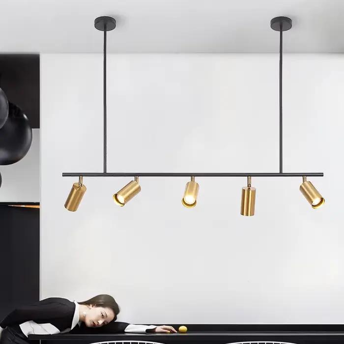 Plafonnier LED au design post-moderne, disponible en noir et en or, luminaire décoratif de plafond, idéal pour une cuisine, une salle à manger, une chambre à coucher, un bar ou un restaurant
