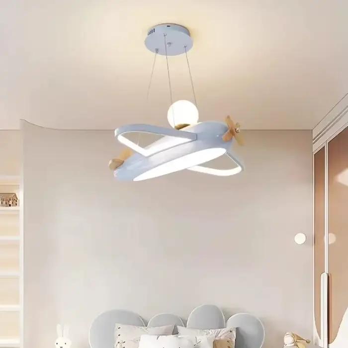 Plafonnier Led au Design d'avion nordique, variable, luminaire décoratif d'intérieur, idéal pour une chambre d'enfant ou une chambre d'enfant