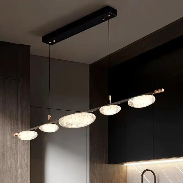 Lampe suspendue de luxe pour restaurant, design créatif, moderne et minimaliste, table à manger, comptoir de bar, salon de thé