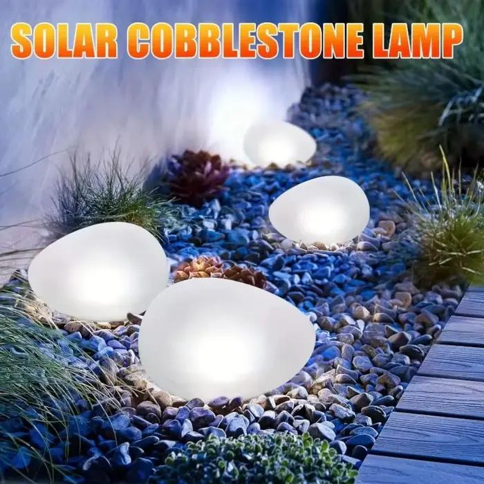 Lampe solaire Imitation pierre lampe extérieure atmosphère lumineuse décorative paysage lumières jardin pelouse lumières