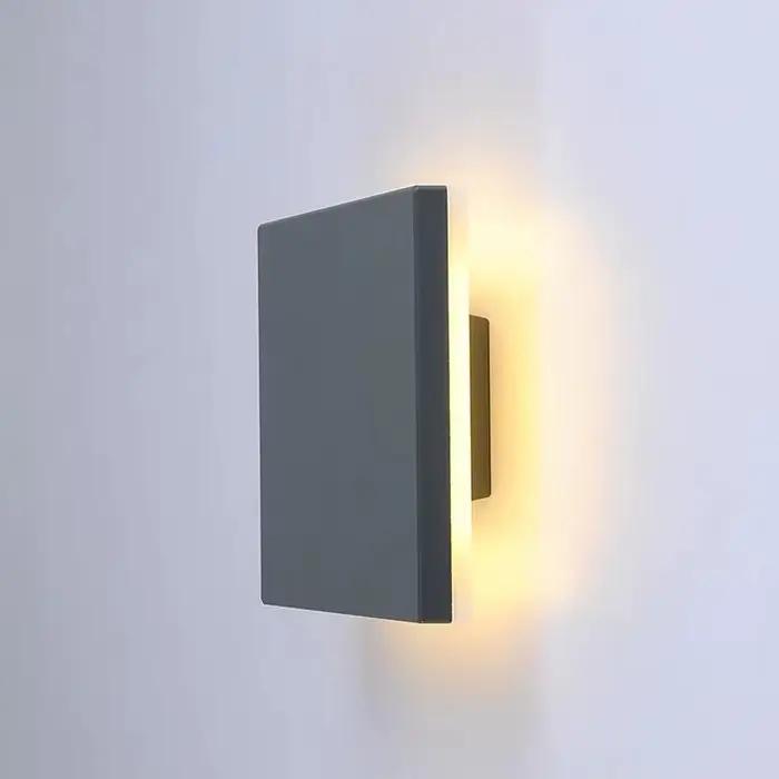 Applique murale LED imperméable conforme à la norme IP55, design moderne, éclairage d'extérieur, luminaire décoratif de plafond, idéal pour un jardin, une cour, une véranda ou une entrée