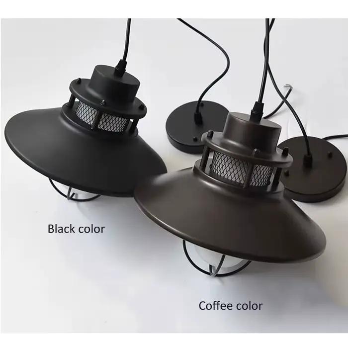 Lampe suspendue extérieure étanche américaine minimaliste jardin couloir balcon cour lumière intérieure Villa chambre suspension