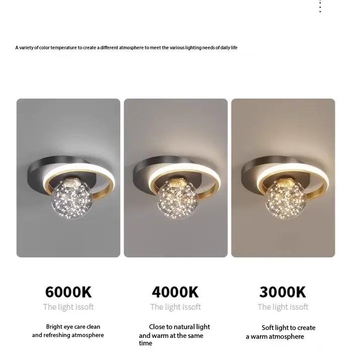 2023 Nouveau Plafonnier Allée Décor À La Maison Salon Table À Manger Chambre Placard Vestiaire Couloir Moderne Petit Plafonnier LED