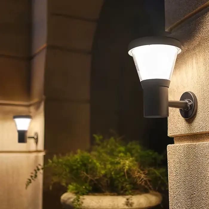 Applique Murale LED Imperméable en Aluminium, Design Moderne, Luminaire Décoratif d'Extérieur, Idéal pour une Villa, un délégations, un Couloir, un Parc ou un délégations, Nouveauté