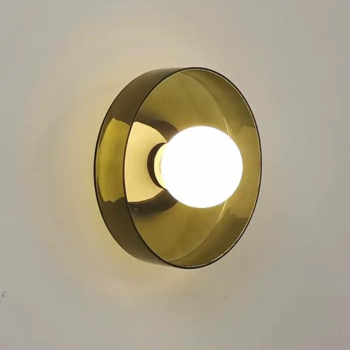 Applique Murale En Verre De Designer Italien Pour Salon Chambre À Coucher Cuisine Salle À Manger Élégance Moderne Éclairage Intensité Variable 220V 110V 90-260V Blanc Vert ```