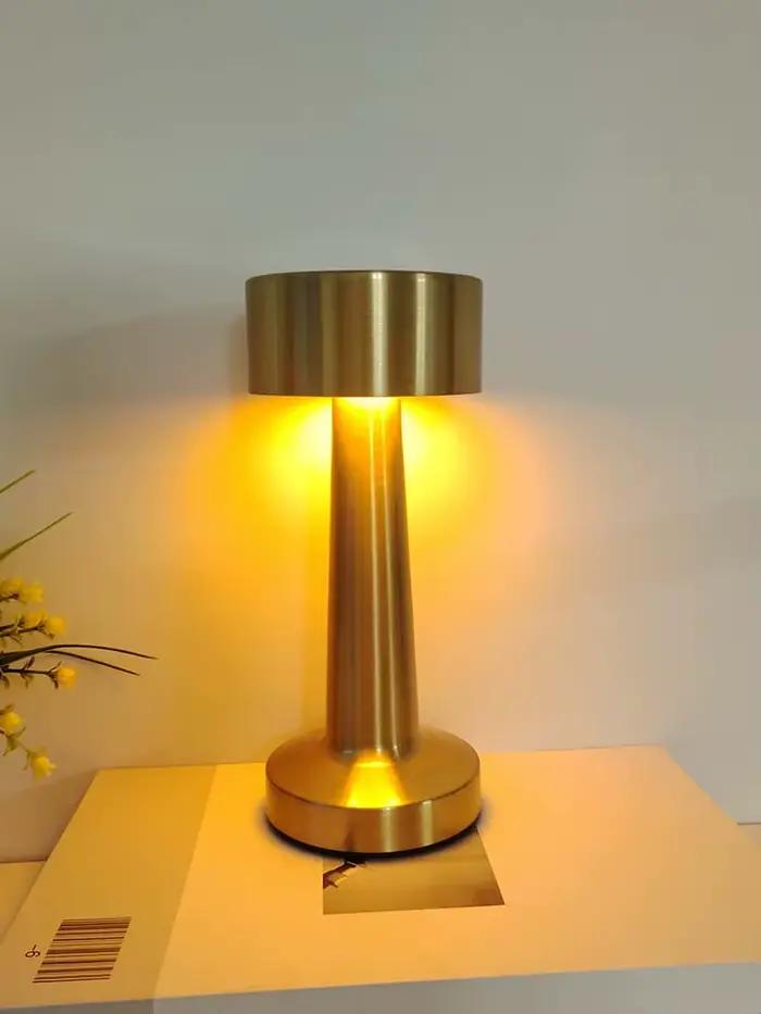Lampe de Table Led Rechargeable rétro veilleuse bureau Bar café salle à manger décor à la maison san