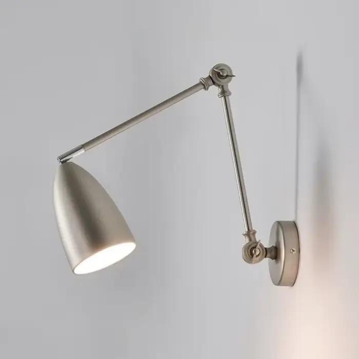 Applique murale LED moderne à bras long, réglable, pour chambre, bureau, salon, éclairage d'ambiance nordique pour la maison