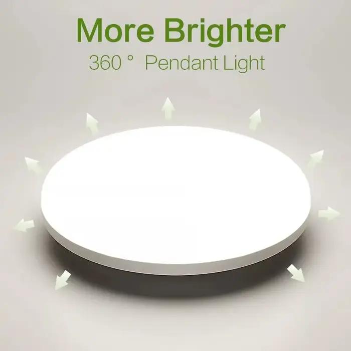 Plafonnier LED rond Ultra-fin, luminaire encastré étanche, lumière du jour 6500K, éclairage domestique moderne pour chambre à coucher, cuisine, couloir