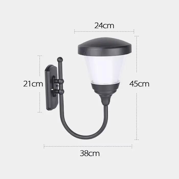 Applique Murale LED Imperméable en Aluminium, Design Moderne, Luminaire Décoratif d'Extérieur, Idéal pour une Villa, un délégations, un Couloir, un Parc ou un délégations, Nouveauté