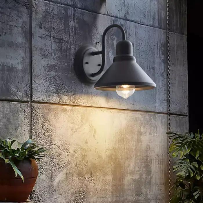 Applique murale extérieure étanche américaine industrielle cour balcon entrée Villa Bar mur extérieur étanche à la pluie applique murale soutien-gorge