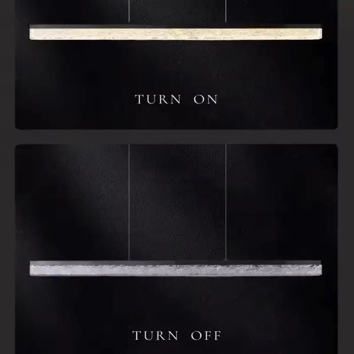 Lampe LED suspendue linéaire au design minimaliste moderne, disponible en noir, luminaire décoratif d'intérieur, idéal pour une salle à manger, une cuisine, une table, un bureau ou un bar