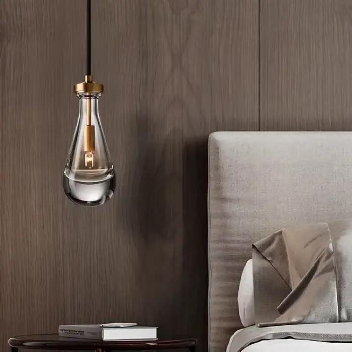 Lustre suspendu moderne en verre 2026, lampe de luxe en laiton pour cuisine, salle à manger, salon, chambre, bar, décoration intérieure