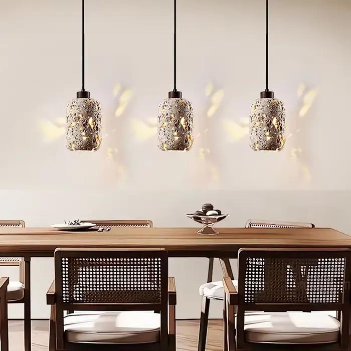 Applique murale moderne en travertin, luminaires suspendus en pierre naturelle, appliques murales LED de chevet, éclairage décoratif intérieur pour chambre et salon E27