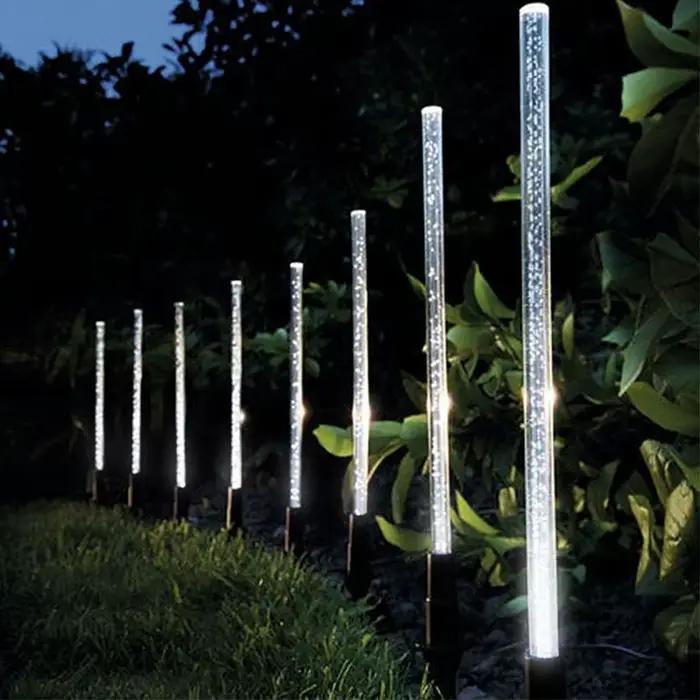 Lampe solaire imperméable, luminaire décoratif d'extérieur, idéal pour un jardin, une pelouse, un sentier, une cour ou une entrée