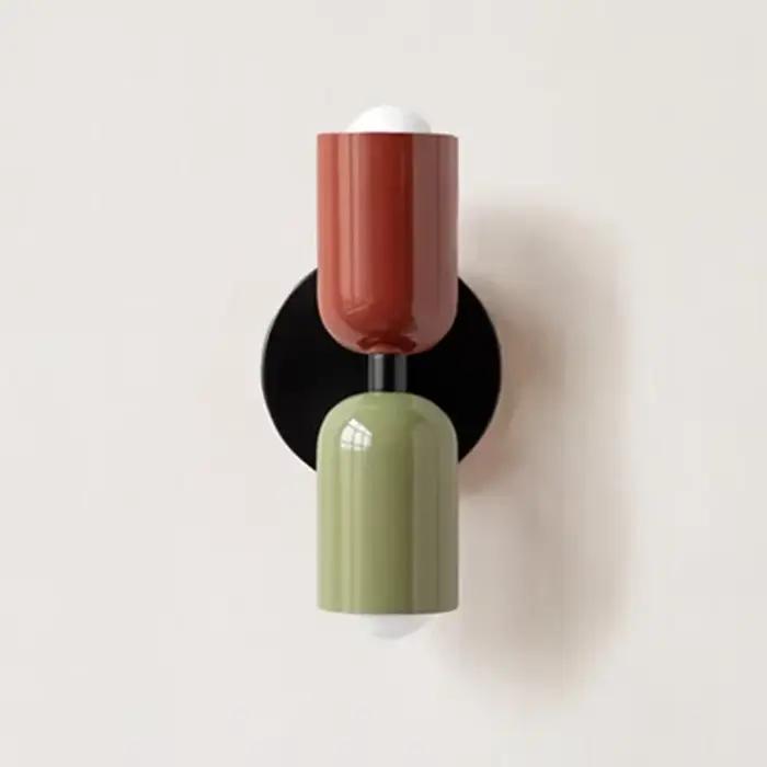 Lampe murale colorée pour chevet, style nordique, pour salon, couloir, chambre d'enfant, lampe de décoration intérieure Macaron