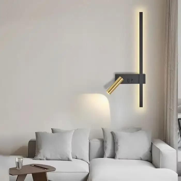 Applique murale LED réglable moderne pour salon canapé fond chambre chevet applique escalier allée décor à la maison luminaire