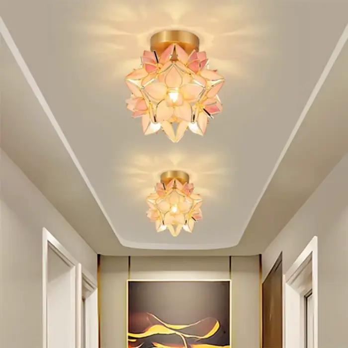 Lampe suspendue en cuivre style coréen élégante pour chambre à coucher salon cuisine occassions spéciales