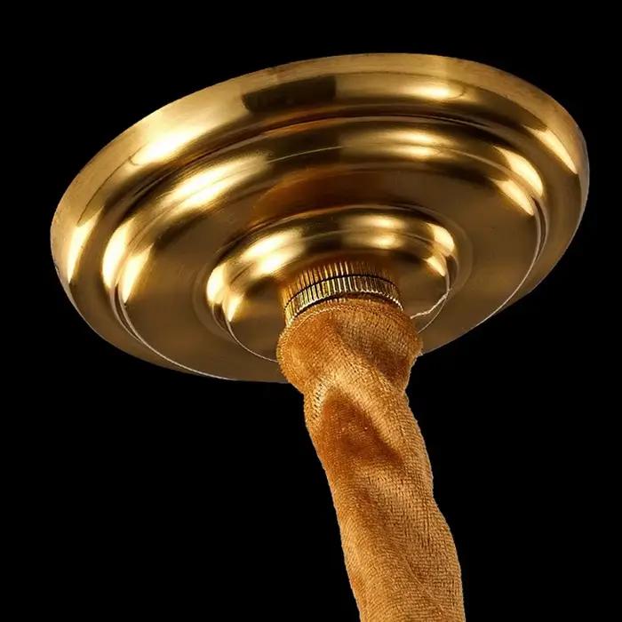 Plafonnier Led suspendu en cristal style rétro américain, luminaire décoratif d'intérieur de luxe, idéal pour une véranda, une chambre à coucher ou une salle à manger