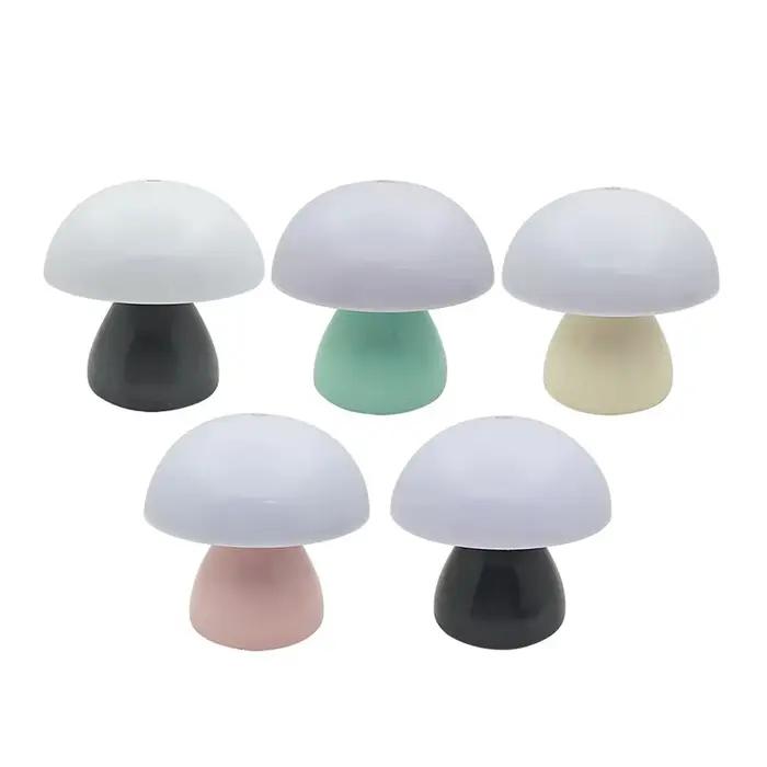 Lampe de Table Led champignon charge tactile bureau café Bar, décoration de chambre d'hôtel, atmosphère créative nordique, petite veilleuse