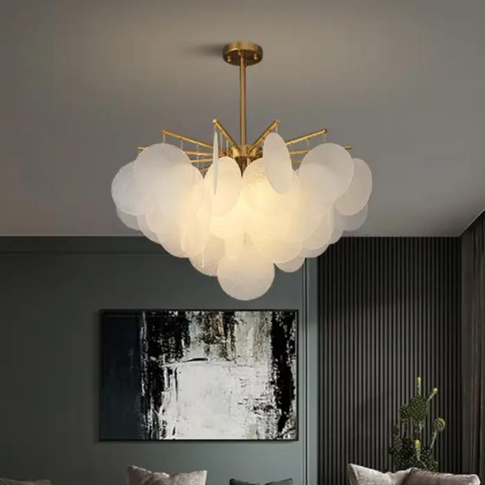 Nimbus cascade lustre moderne verre plafond lustre Art décor E14 suspension lampe décor à la maison salon suspension lumière